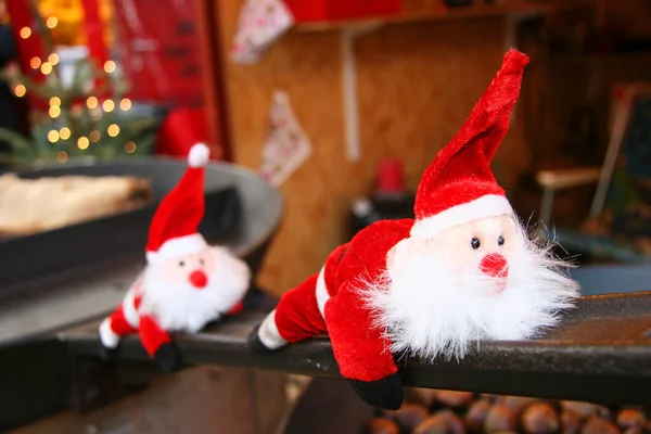 Decorações Natal Lembranças Mercado — Fotografia de Stock