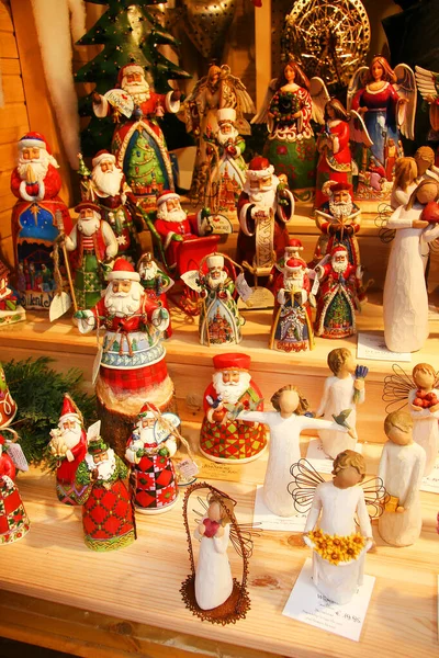 Jul Och Nyårsmarknad Staden — Stockfoto