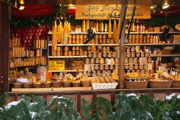 Julpynt Och Souvenirer Marknaden — Stockfoto