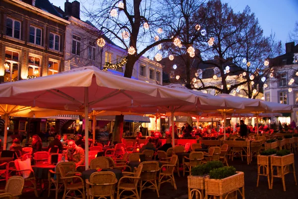 Рождественский Рынок Главная Площадь Города — стоковое фото