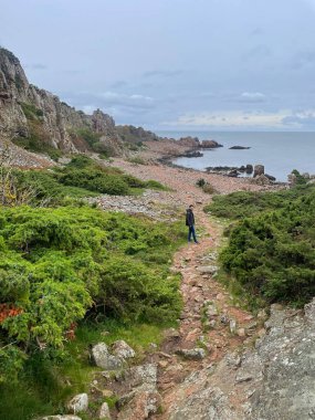 Deniz kıyısının güzel manzarası 