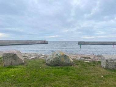 Deniz kıyısının güzel manzarası