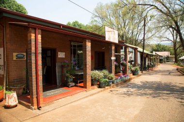 Street cafe interior daytime 