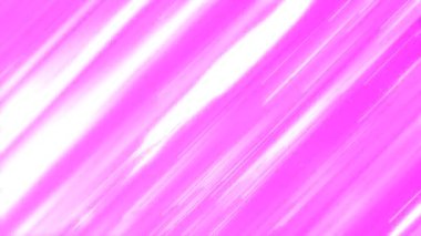 Rastgele hareket eden renkli çizgilerin pembe arka planında soyut animasyon. Aşk için dizayn, döngü arka planı. Sevgililer Günü. Romantik duygular. Bir enerji dalgası. Işık yolları. Aşk tanrısının okları. 4k