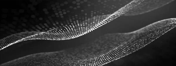 Abstrakter Halbtonhintergrund Design Welle Spirale Dna Musterkreis Punkt Monochromes Leuchten — Stockfoto