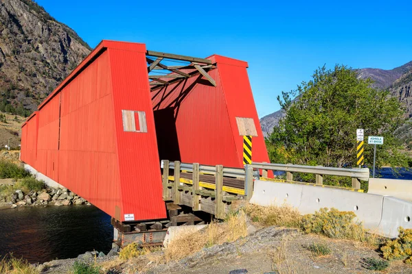 Ashnola Number Railroad Bridge Measuring 135 Metres British Columbias Similkameen — Stock Photo, Image