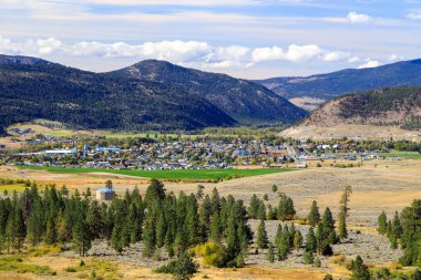 Merritt is a city in the Nicola Valley of the south-central Interior of British Columbia, Canada.  clipart