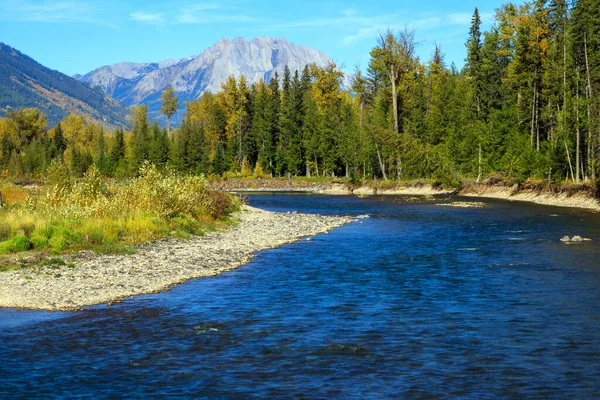Elk Nehri Kanada Nın British Columbia Eyaletinin Güneydoğu Kootenay Bölgesinde — Stok fotoğraf