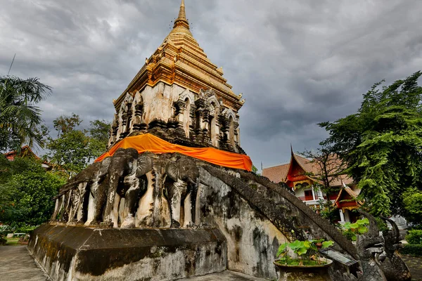 Wat Chiang Man Buddhist Temple Old City Chiang Mai Northern — Stock Photo, Image