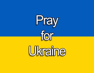 Ukrayna ulusal bayrak geçmişine sahip tipografi 