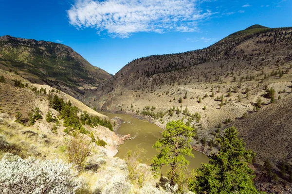 Lillooet Formerly Cayoosh Flat Community Fraser River British Columbia Canada — Stock Photo, Image