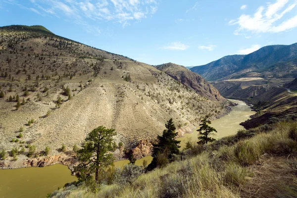 Lillooet Formerly Cayoosh Flat Community Fraser River British Columbia Canada — Stock Photo, Image