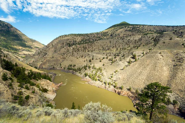 Lillooet Formerly Cayoosh Flat Community Fraser River British Columbia Canada — Stock Photo, Image