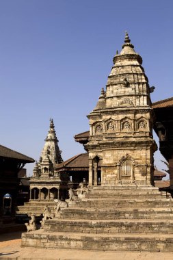 Bhaktapur is an ancient Newar town in the east corner of the Kathmandu Valley, Nepal. It is located in Bhaktapur District in the Bagmati Zone. Durbar Square is a UNESCO World Heritage Sites.