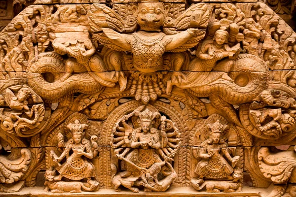 Ornate Faragás Található Patan Múzeum Patan Durbar Square Patan Nepál — Stock Fotó