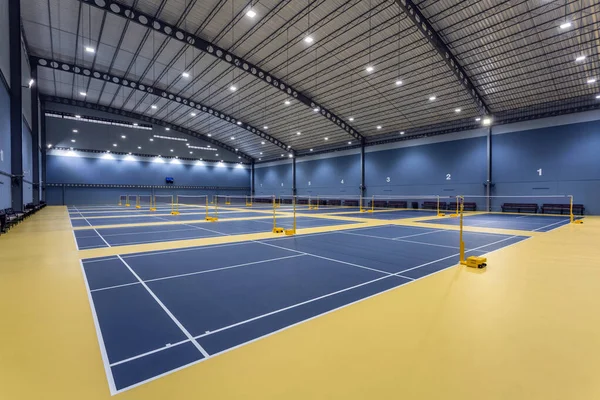 Chonburi Thailand April 2017 Indoor Badminton Court Decoflex Flooring Bowin — Fotografia de Stock