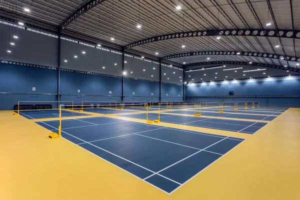 Chonburi Thailand April 2017 Indoor Badminton Court Decoflex Flooring Bowin — стоковое фото