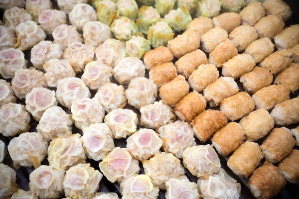 Shumai Type Traditional Chinese Dumpling Cantonese Cuisine Usually Served Dim — Stock Photo, Image