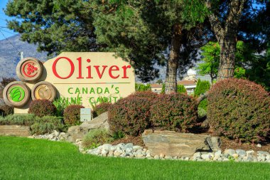 Oliver, British Columbia, Canada - August 28, 2022: 