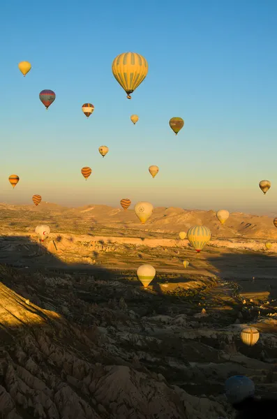 Гореме Турция Октября 2021 Года Фестиваль Воздушных Шаров Каппадокии Много — стоковое фото