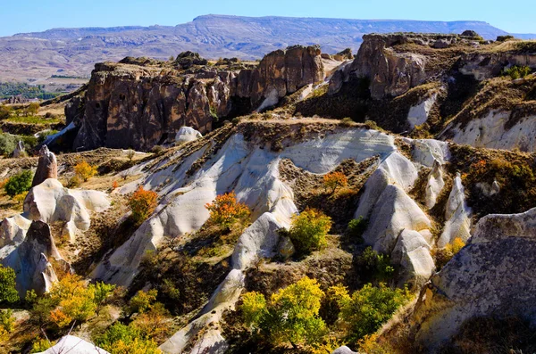 Splendida Vista Paesaggistica Delle Formazioni Geologiche Della Cappadocia Rocce Arenaria — Foto Stock