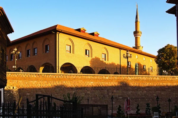 Ankara Türkiye Ekim 2021 Hacı Bayram Camii Nin Sonbahar Günbatımındaki — Stok fotoğraf