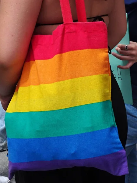Manifestación Fuer Die Rechte Der Schwulen Und Lesben Oporto Portugal — Foto de Stock
