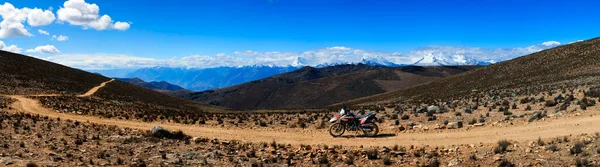 Panorama Montañas Lago Glacial Parque Nacional Cordillera Blanca Perú — Foto de Stock