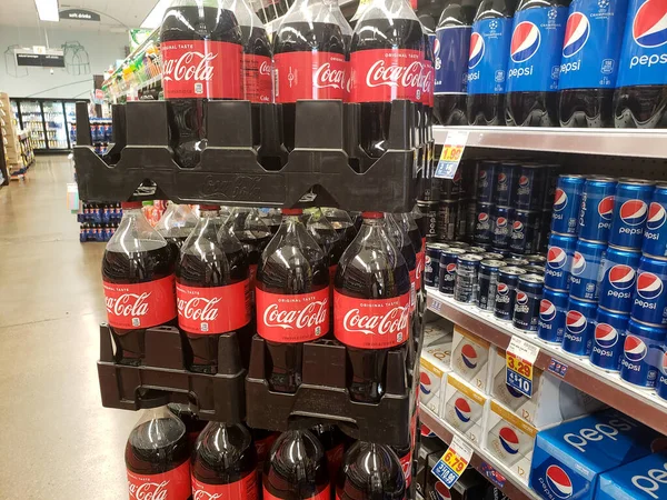 Los Angeles Kalifornia Amerikai Egyesült Államok 2021 Egy Coca Cola — Stock Fotó