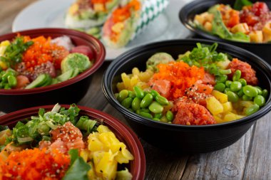 Birkaç özel dürtme kasesinin görüntüsü.