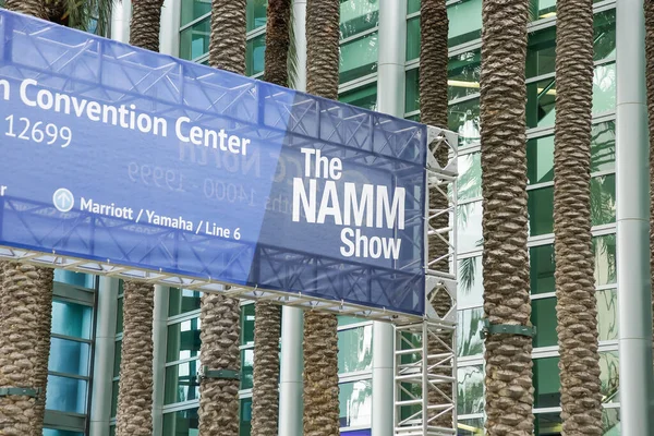 Anaheim California United States 2020 View Namm Show Directory Sign — Stock Photo, Image