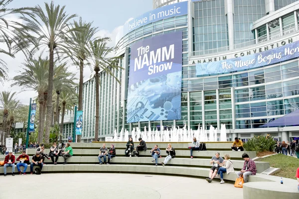 Anaheim Kalifornien Usa 2020 Etablering Skott Framsidan Anaheim Convention Center — Stockfoto