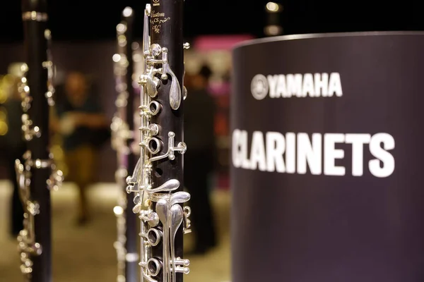 Anaheim California United States 2020 View Several Clarinets Display Yamaha — Stock Photo, Image