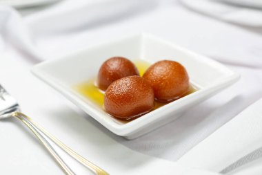 Gulab jamun sosu manzarası..