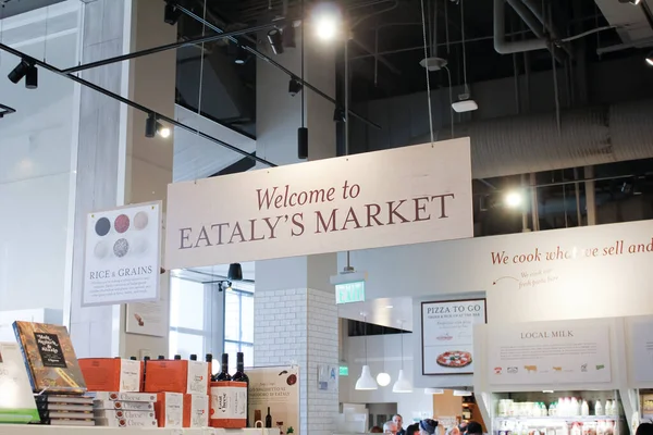 Los Angeles California United States 2020 View Welcome Eataly Market — Stock fotografie