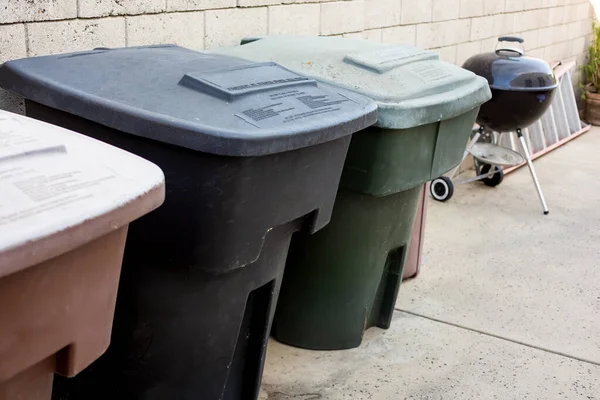 Los Angeles California United States 2020 View Several House Trash — Fotografia de Stock
