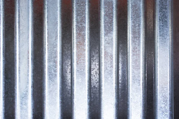 View Striped Sheet Metal Background — ストック写真