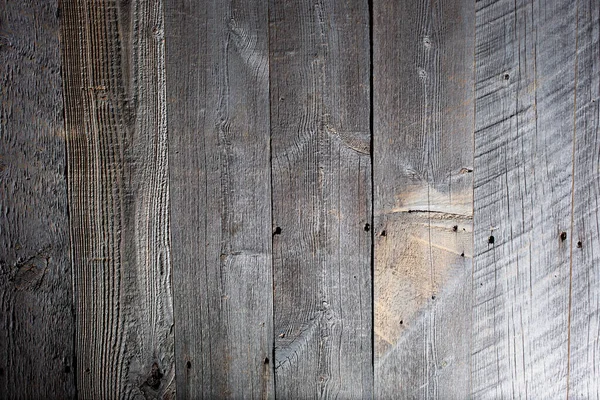 Veduta Uno Sfondo Pannelli Rustici Legno Bonificato Con Illuminazione Drammatica — Foto Stock