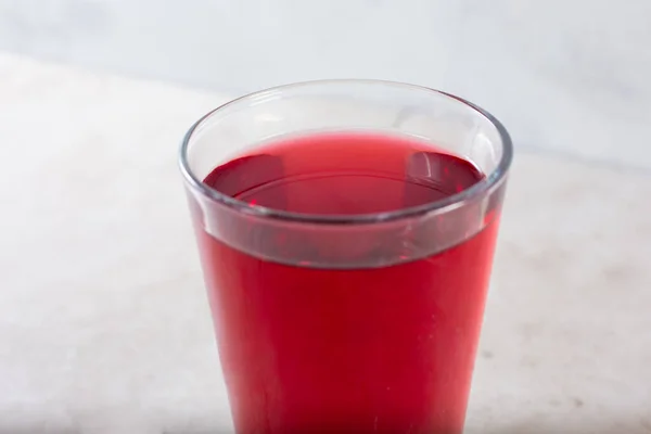 Closeup View Glass Cranberry Juice — Photo