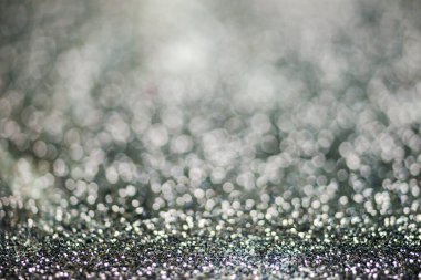 Parlak ışık soyut siyah bokeh ışığı bulanık arkaplan 