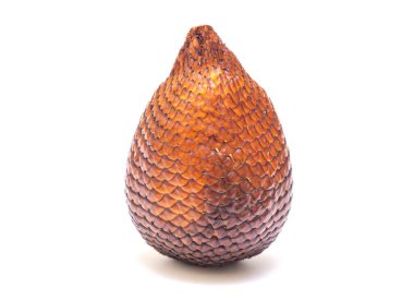 Beyaz arka plan üzerinde izole Çin olgunlaşmış meyve