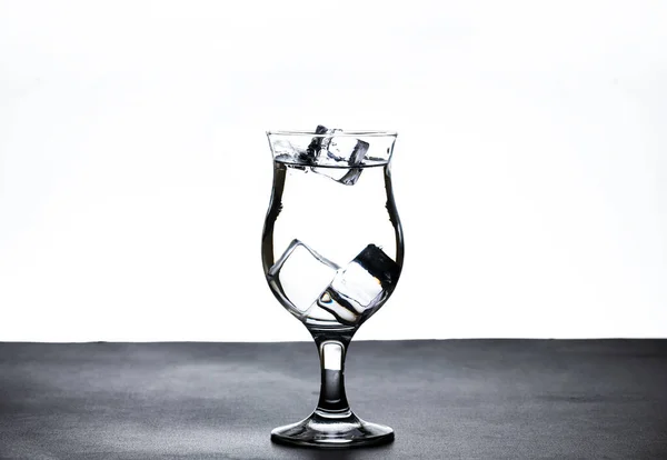 Image Pouring Drinking Water Glass Makes One Feel Refreshed Blurred — Stok fotoğraf