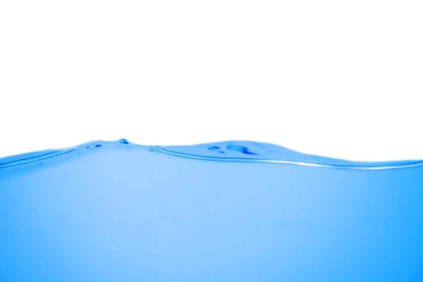 白い背景の上の泡と水面波 — ストック写真