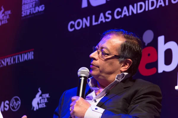 Ortrait Gustavo Petro Urrego Colombian Presidential Candidate Senator Leader Colombia — Stock Fotó