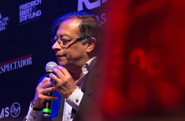 Portrait Gustavo Petro Urrego Colombian Presidential Candidate Senator Leader Colombia — Stock Fotó