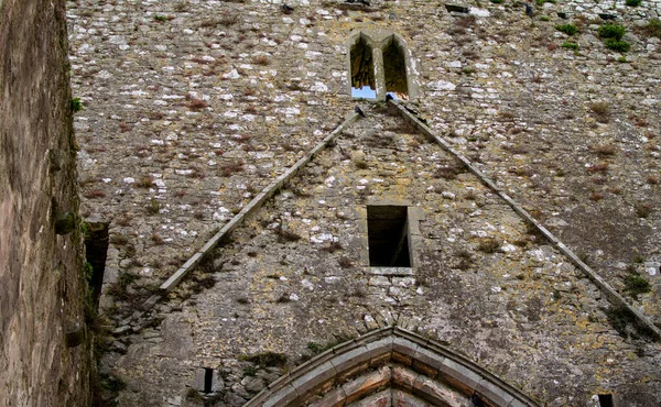 Harabelerde Bulunan Görkemli Bir Ortaçağ Kalesi Papazlar Salonu Yüzyıl Katedrali — Stok fotoğraf