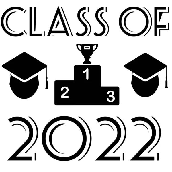Congratulazioni Giovani Laureati Laureati Classe Del 2022 — Foto Stock