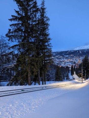 Zakopane 'den Gubalowka' ya kadar. Polonya, Avrupa.