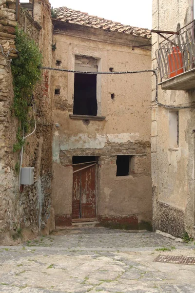 Old Building Alley Old Town Agricola Cilento National Park Salerno — Foto Stock