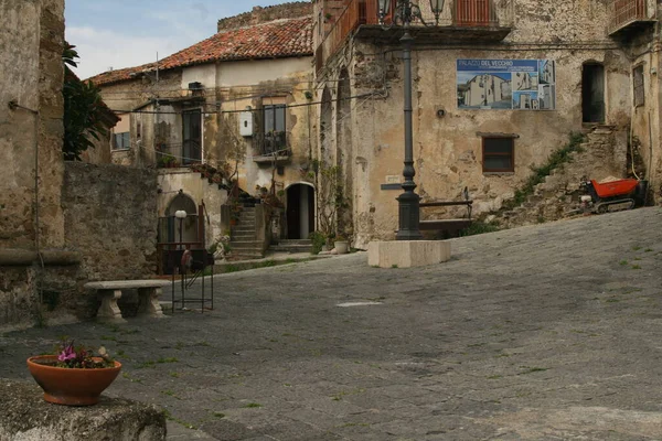 Old Building Alley Old Town Agricola Cilento National Park Salerno — Stockfoto